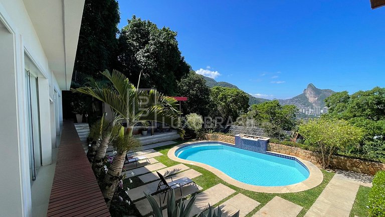 LUXOBRASIL #RJ712Mansão São Conrado 05 Rooms Ocean View Hous