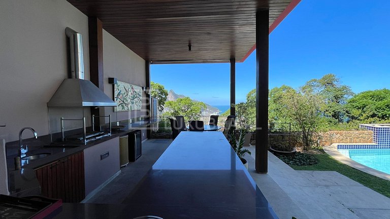 LUXOBRASIL #RJ712Mansão São Conrado 05 Rooms Ocean View Hous