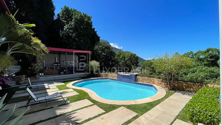 LUXOBRASIL #RJ712Mansão São Conrado 05 Rooms Ocean View Hous