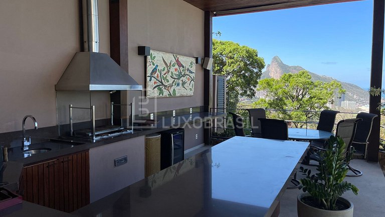 LUXOBRASIL #RJ712Mansão São Conrado 05 Habitaciones Vista al