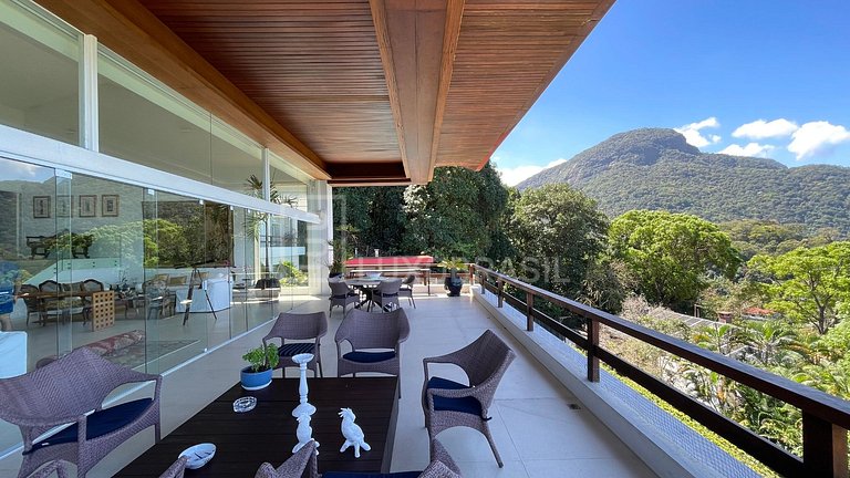 LUXOBRASIL #RJ712Mansão São Conrado 05 Rooms Ocean View Hous