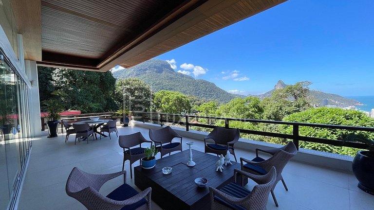 LUXOBRASIL #RJ712Mansão São Conrado 05 Rooms Ocean View Hous