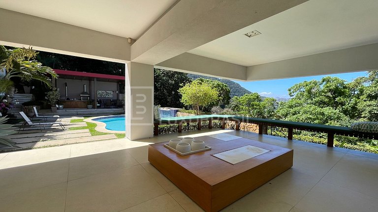 LUXOBRASIL #RJ712Mansão São Conrado 05 Rooms Ocean View Hous