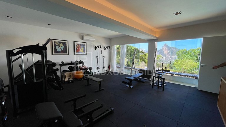 LUXOBRASIL #RJ712Mansão São Conrado 05 Rooms Ocean View Hous