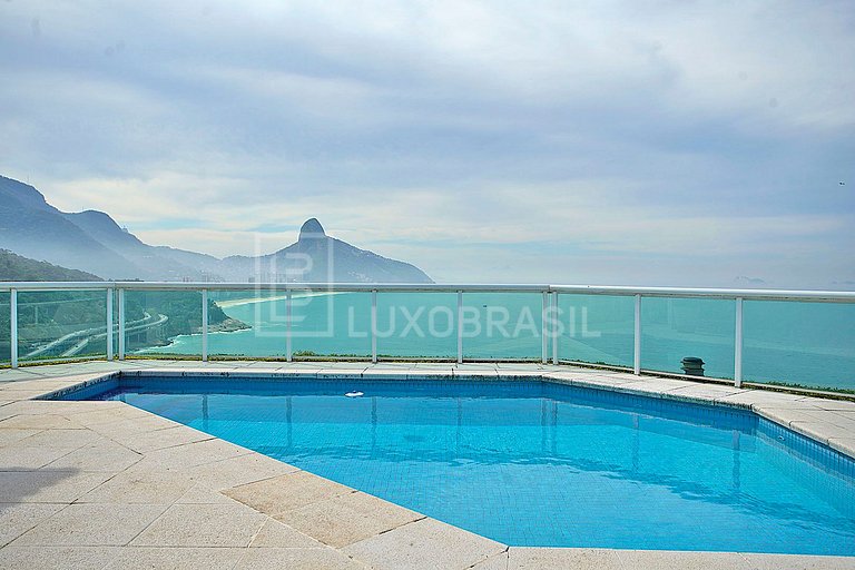 LB - RJ992 Mansão Exclusiva no Joá com Vista Panorâmica à Ve