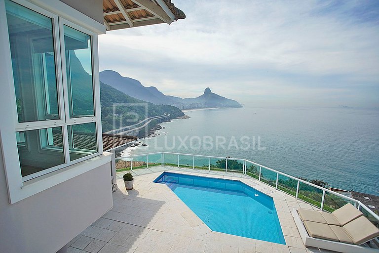 LB - RJ992 Mansão Exclusiva no Joá com Vista Panorâmica à Ve