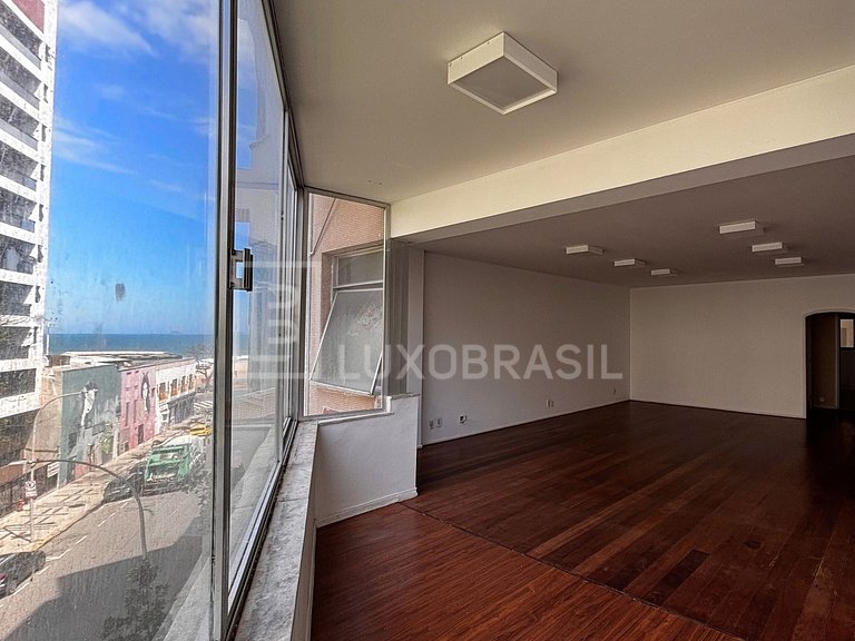 LB - RJ882 Apartamento 04 Quartos e Vista Lateral Mar à Vend