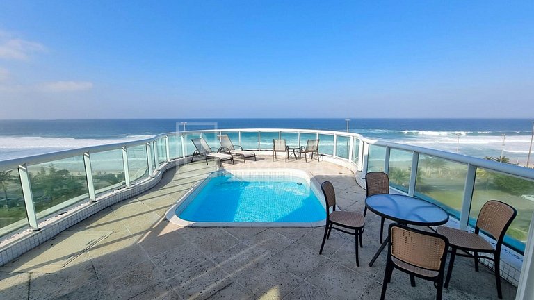RJ1003 – Oceanfront Penthouse on Av. Lúcio Costa for Sale