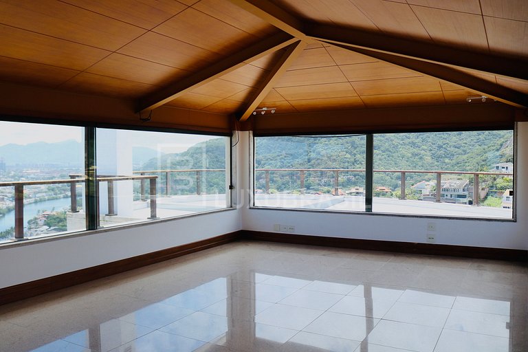 LUXOBRASIL #RJ80 Casa Moderna en Joá con Vista al Mar es el