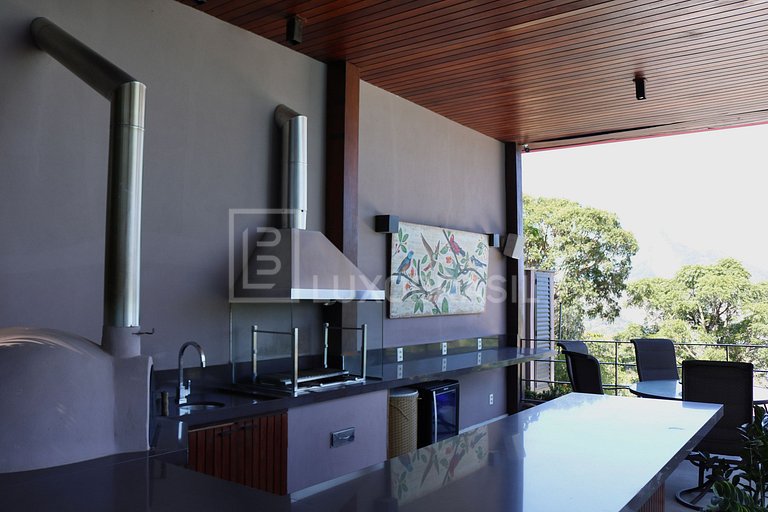 LB - RJ712 Casa de 5 Habitaciones en São Conrado con Vista a