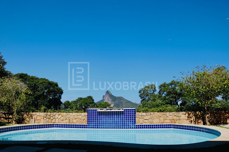 LB - RJ712 Mansión São Conrado 5 Habitaciones Alquiler de Te