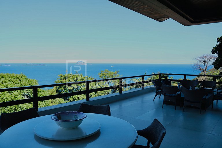 LB - RJ712 São Conrado Mansion 5-Bedroom House with Sea View