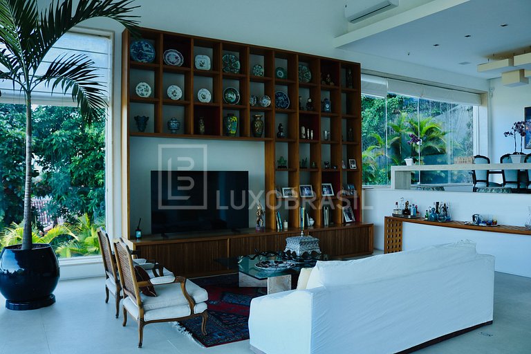 LB - RJ712 São Conrado Mansion 5-Bedroom House with Sea View