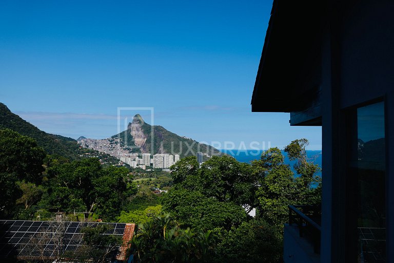 LB - RJ712 Casa de 5 Habitaciones en São Conrado con Vista a