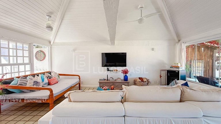 LUXOBRASIL #BZ05 Casa GeriBali Pé na Areia Aluguel de Tempor