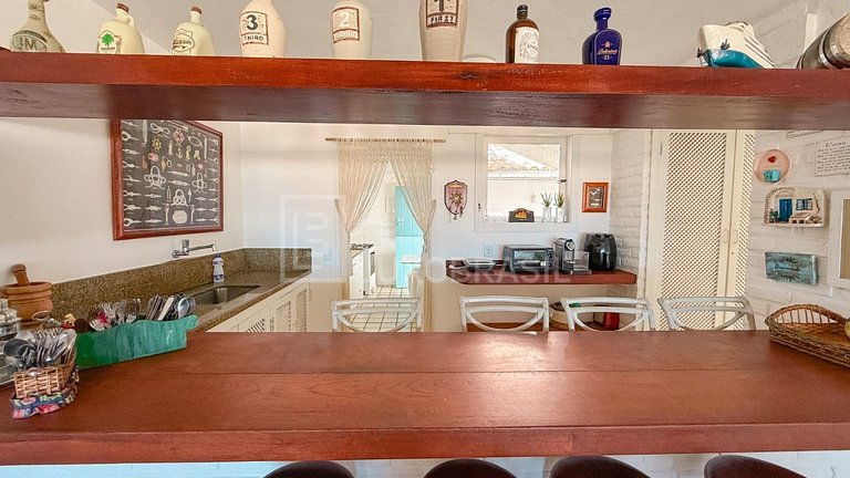 LUXOBRASIL #BZ05 Casa GeriBali Pé na Areia Aluguel de Tempor