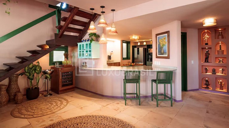 LB - CE15 Casa Nina Cumbuco 03 Suites Alquiler de Temporada