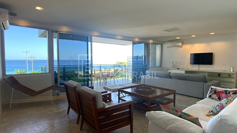 Apartamento Frontal Mar à Venda na Vieira Souto – Ipanema