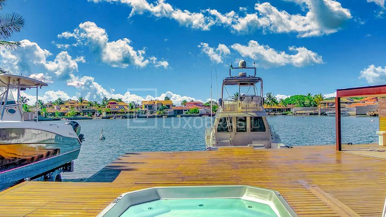 Mansão 6 Suítes no Moringa | Piscina, Pier & Jacuzzi