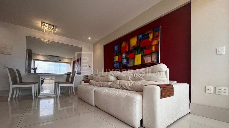 Apartamento 1 Quarto Barra Beach com Vista Lateral Mar