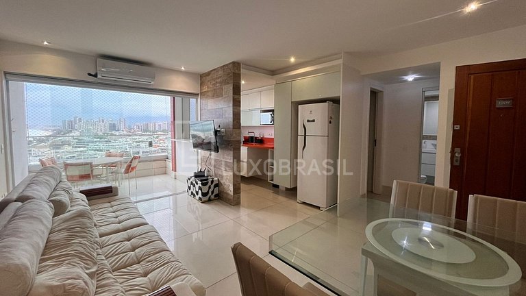 Apartamento 1 Quarto Barra Beach com Vista Lateral Mar