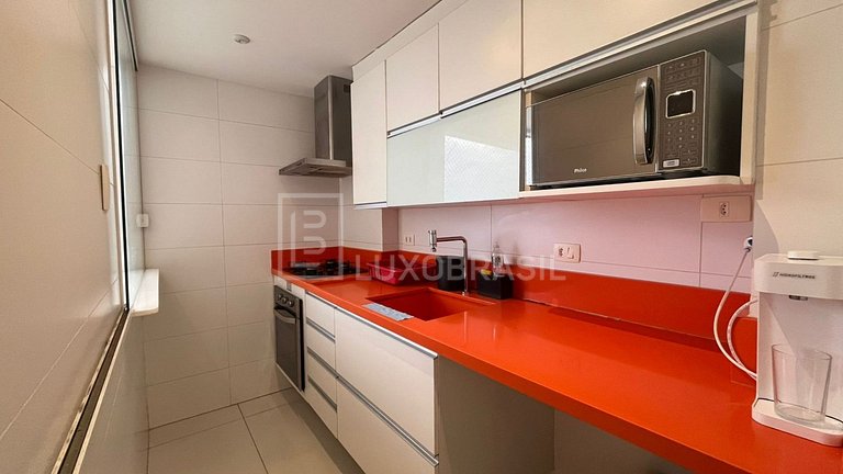 Apartamento 1 Quarto Barra Beach com Vista Lateral Mar