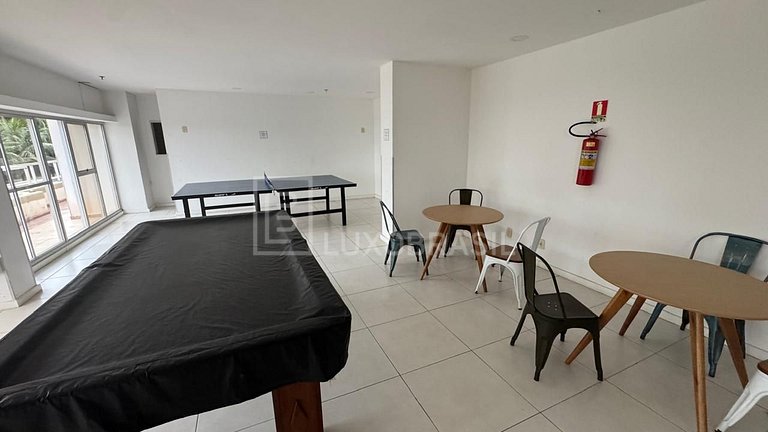 Apartamento 1 Quarto Barra Beach com Vista Lateral Mar