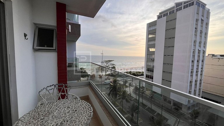 LB - RJ917 Barra Beach Apartment with Lateral Ocean View For