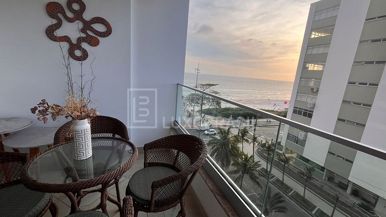 LB - RJ917 Apartamento Barra Beach con Vista Lateral al Mar