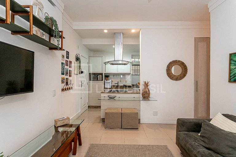 RJ147 – Apartamento en la Cuadra Más Exclusiva de Leblon | A