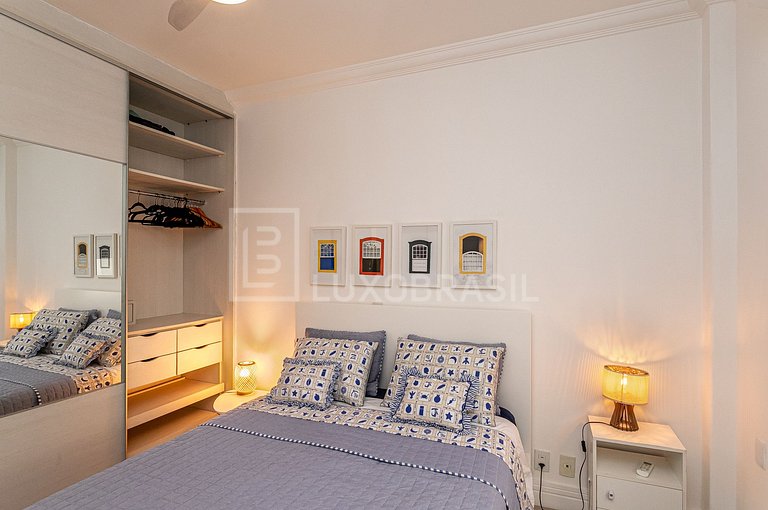 Apartamento na Quadríssima do Leblon para Temporada