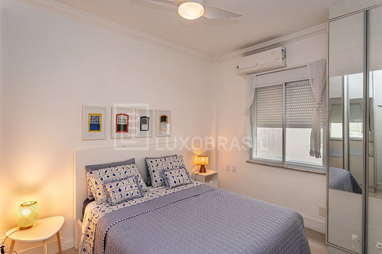 LB - RJ147 Apartamento en la Cuadra Más Exclusiva de Leblon