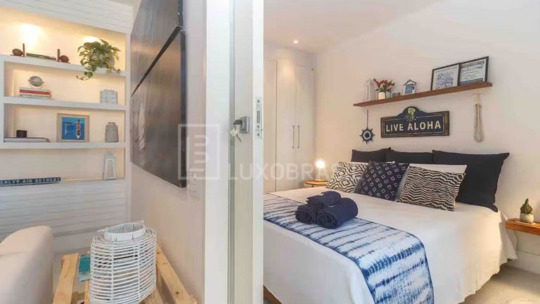 LB – RJ151 Beach View | 2 Suites | Alquiler de Temporada
