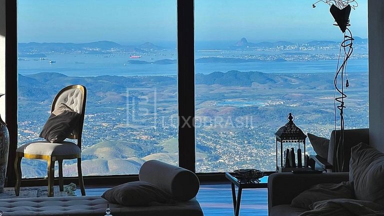 Casa com Vista para a Baía – Temporada em Petrópolis