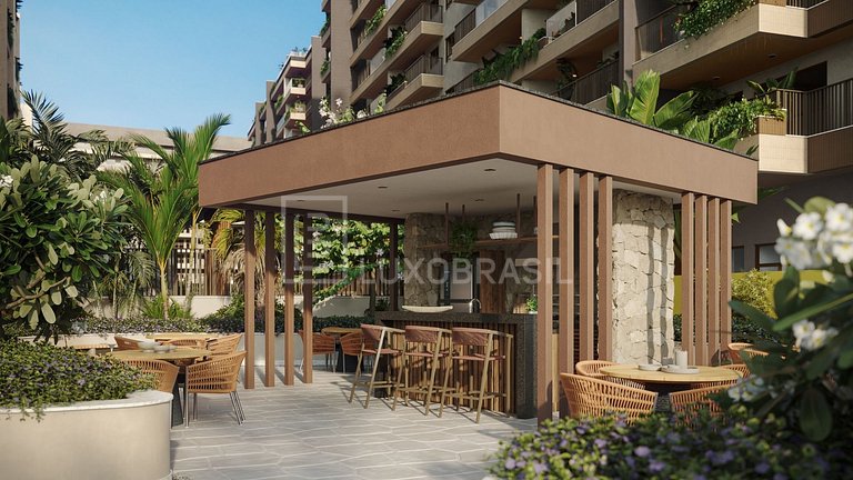 LB - RJ1012 Condominio Green Park en Barra da Tijuca con 2 y