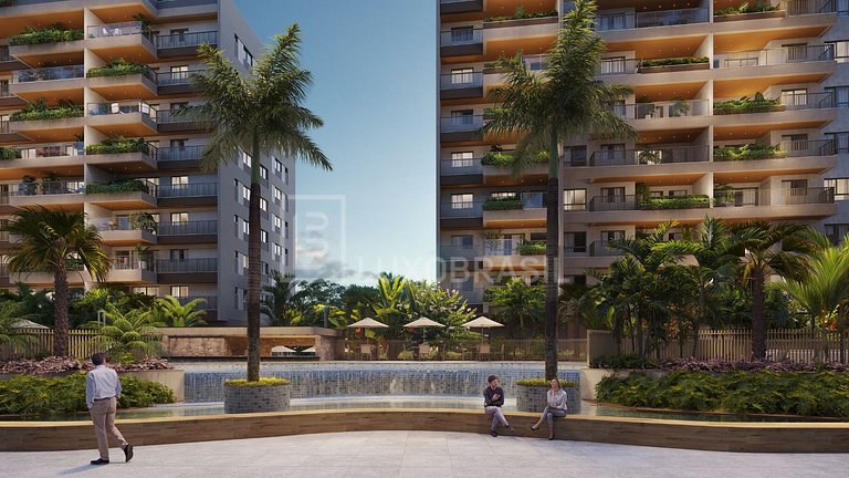 LB - RJ1012 Green Park Condominium in Barra da Tijuca with 2