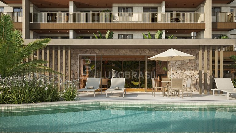 LB - RJ1012 Condominio Green Park en Barra da Tijuca con 2 y