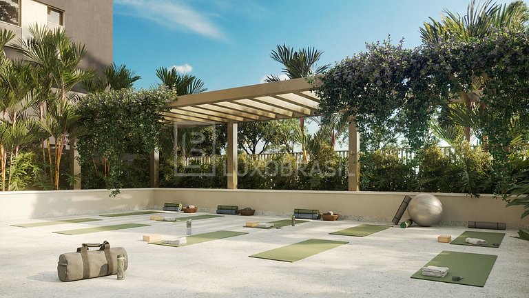 LB - RJ1012 Condominio Green Park en Barra da Tijuca con 2 y