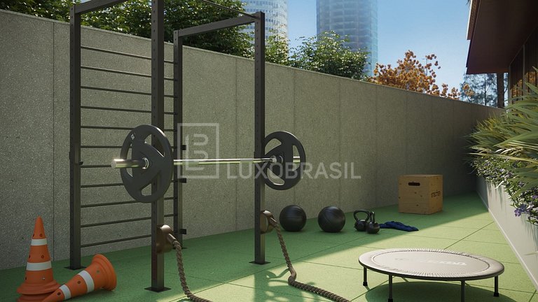 LB - RJ1012 Condominio Green Park en Barra da Tijuca con 2 y