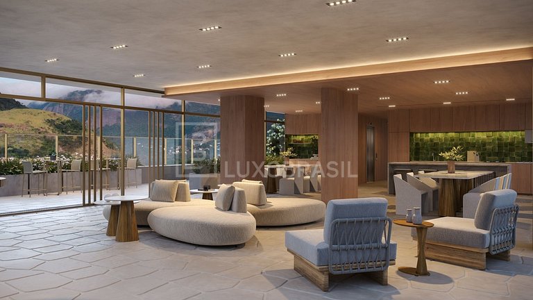 LB - RJ1012 Condominio Green Park en Barra da Tijuca con 2 y