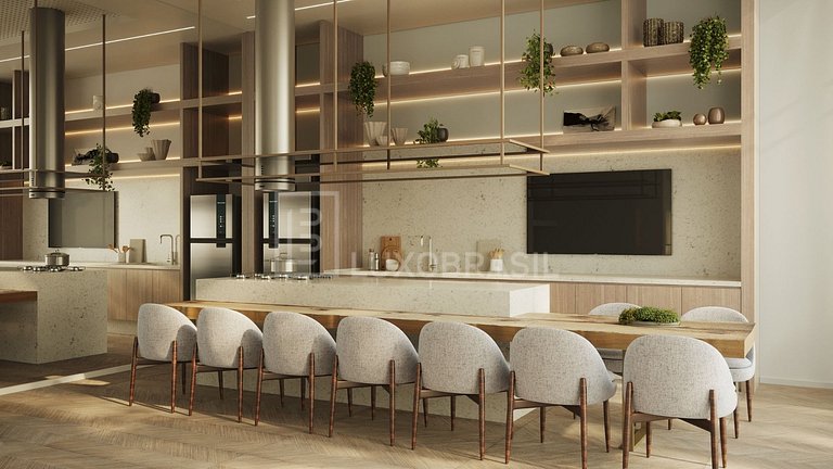 LB - RJ1012 Condominio Green Park en Barra da Tijuca con 2 y