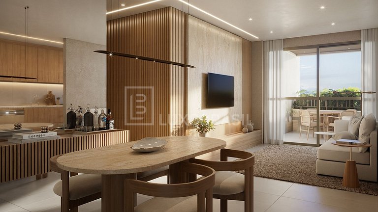 LB - RJ1012 Condominio Green Park en Barra da Tijuca con 2 y