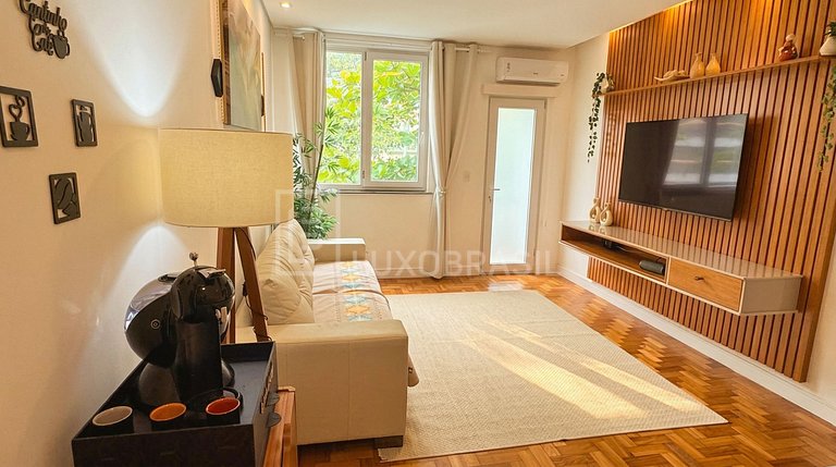 LB - RJ158 Apartamento no Leblon 03 Quartos Aluguel de Tempo