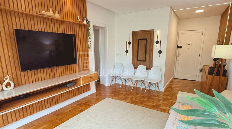 LB - RJ158 Apartamento no Leblon 03 Quartos Aluguel de Tempo