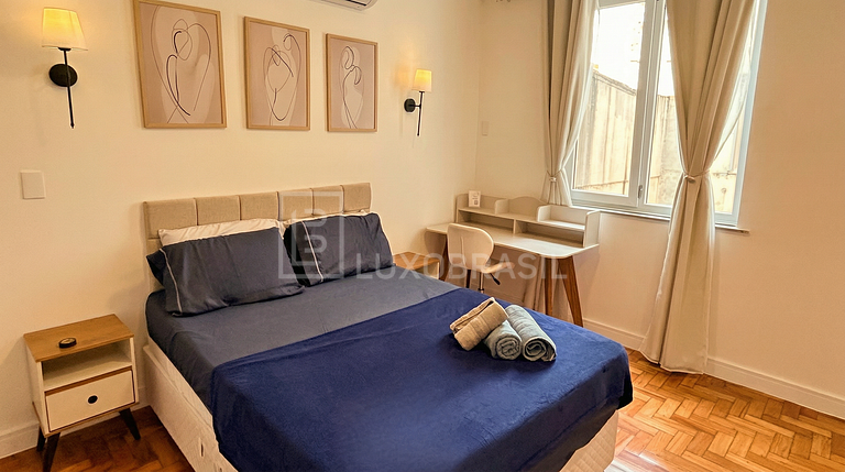 LB - RJ158 Apartamento no Leblon 03 Quartos Aluguel de Tempo