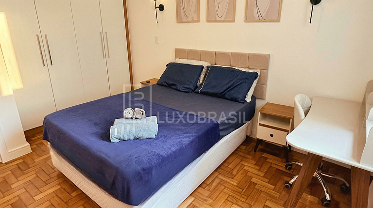 LB - RJ158 Apartamento no Leblon 03 Quartos Aluguel de Tempo