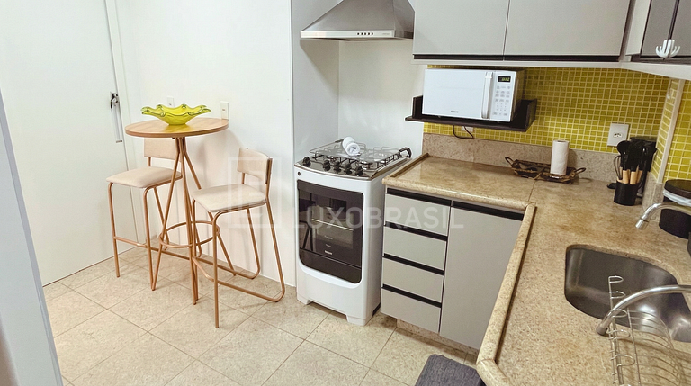 LB - RJ158 Apartamento no Leblon 03 Quartos Aluguel de Tempo