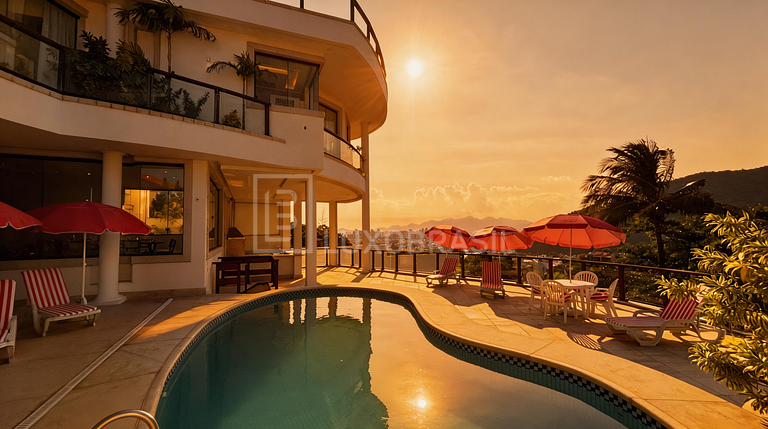 LUXOBRASIL #RJ80 Casa Moderna en Joá con Vista al Mar es el