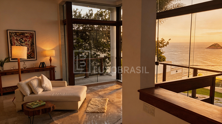 LUXOBRASIL #RJ80 – Modern House in Joá with Ocean View is th