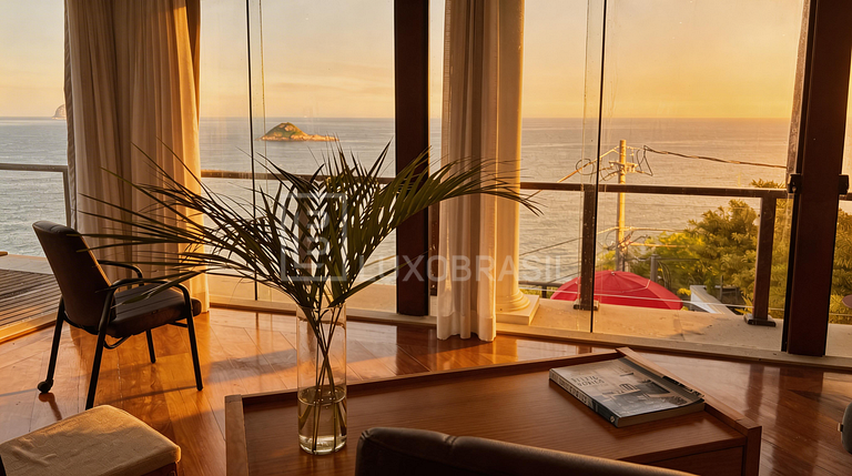 Casa de Luxo com Vista 360º na Joatinga | LUXOBRASIL